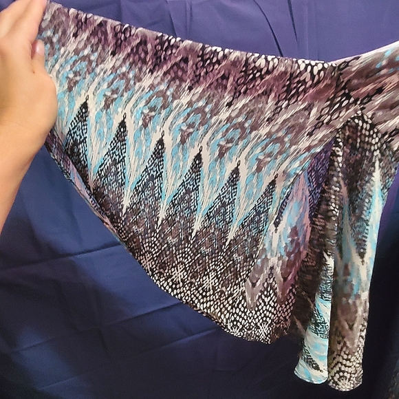 MSK PRINTED SHIFT DRESS - Picture 6 of 7